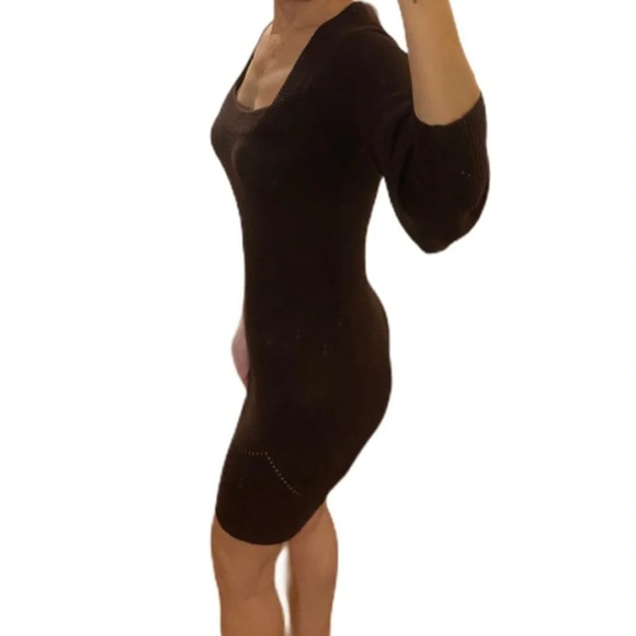 NWT Arden B. Brown Sweater Dress - Picture 2 of 10